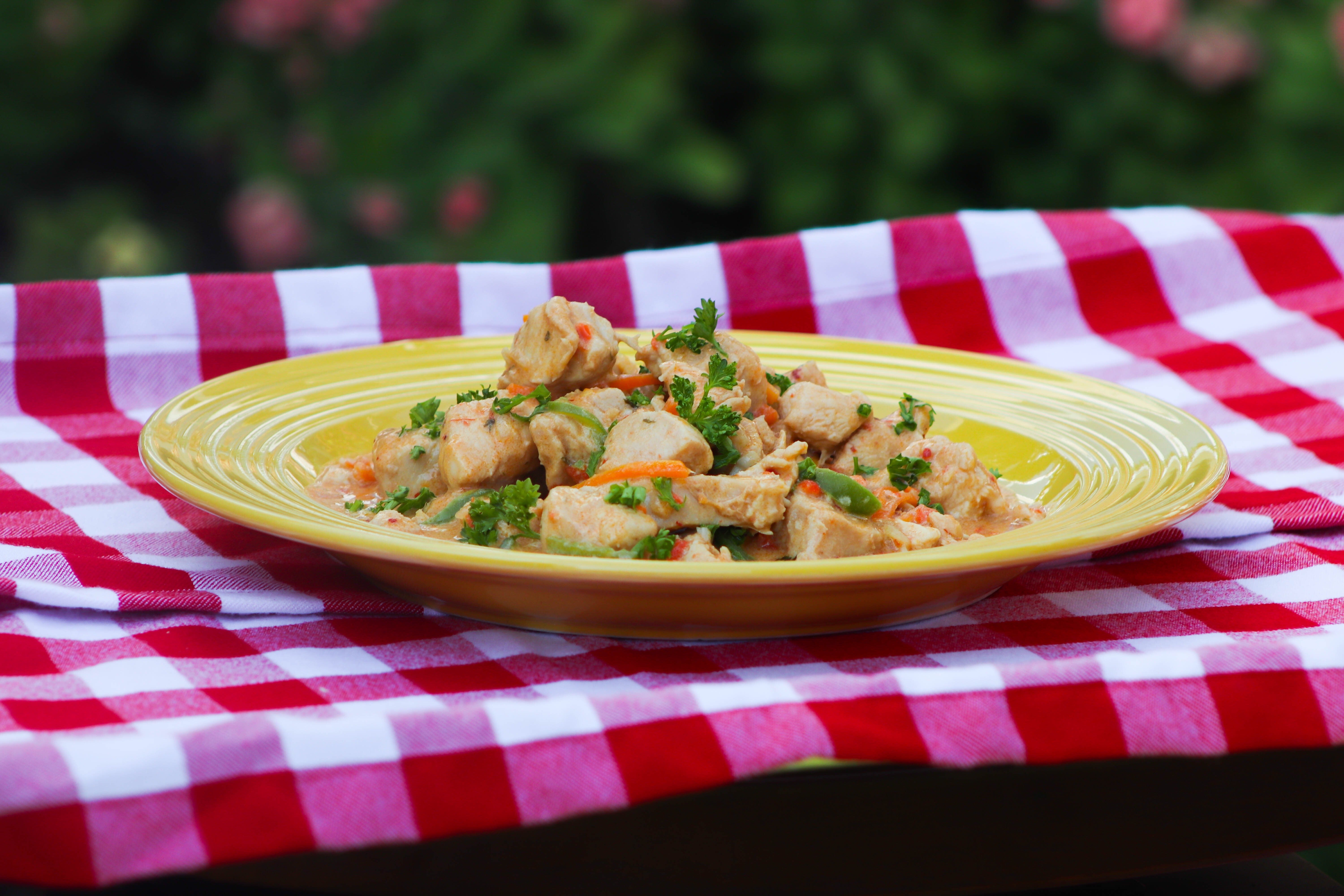 Stir Fried Chicken in Coconut Cream