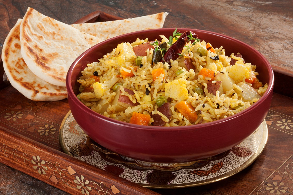 Baked Vegetable Biryani