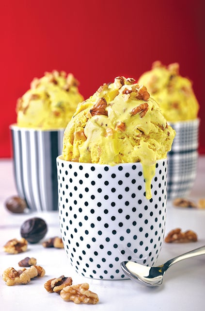 Walnut, Saffron and Nutmeg Ice Cream | Nestlé Recipes