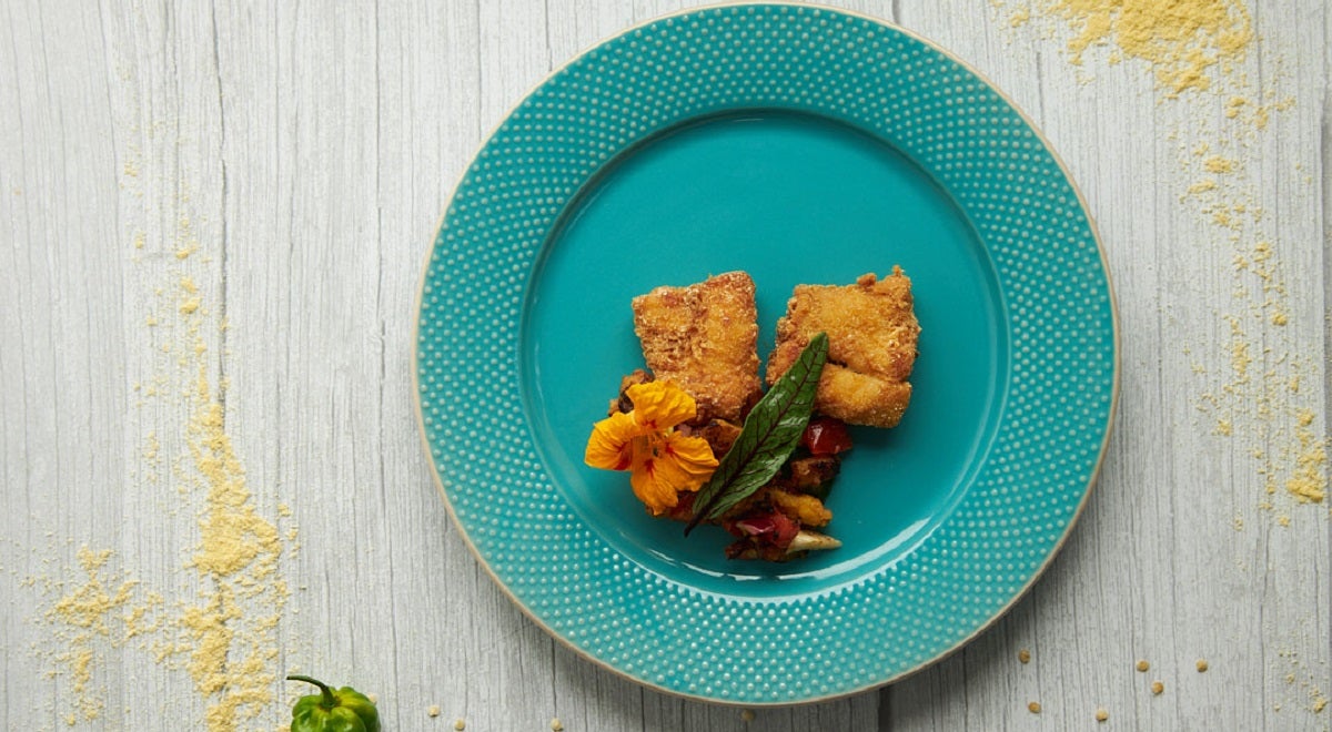 Cornmeal Crusted Snapper