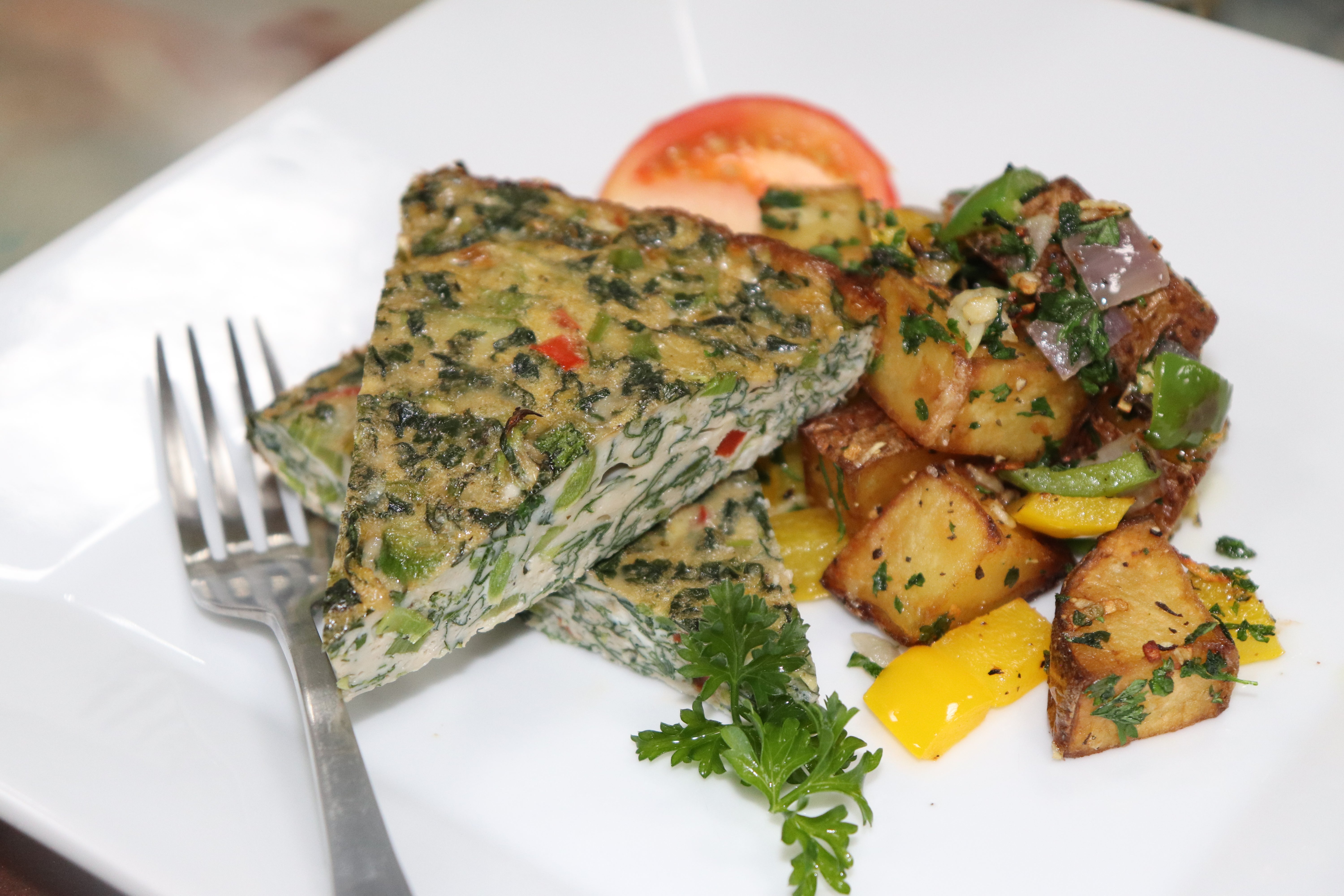 Callaloo Frittata