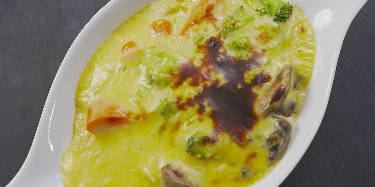 Vegetables in Creamy Cheese Sauce