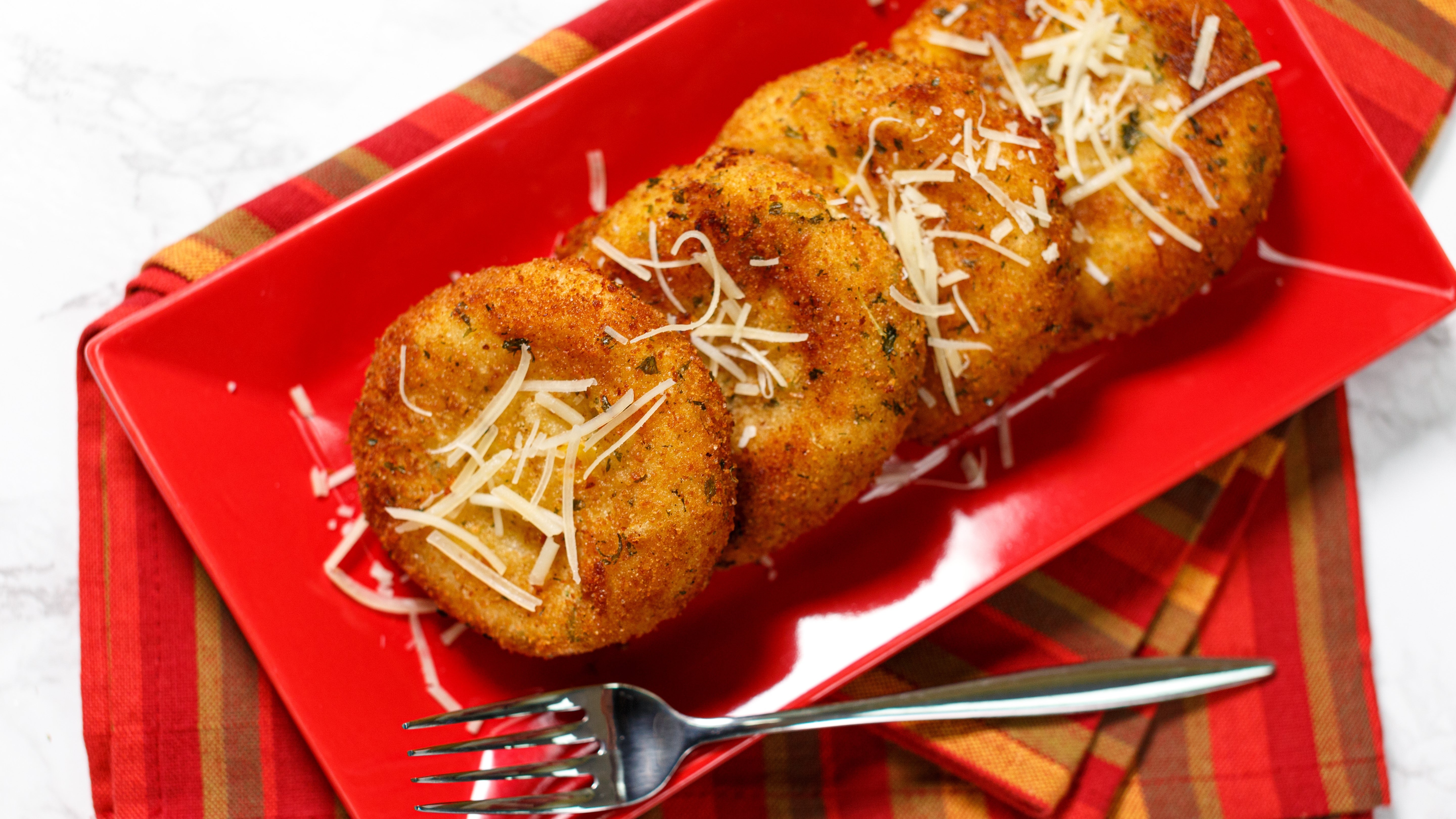 Cheesy Potato Corn Cakes