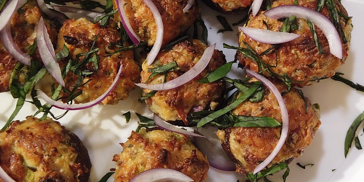 Cheesy Stuffed Mushrooms