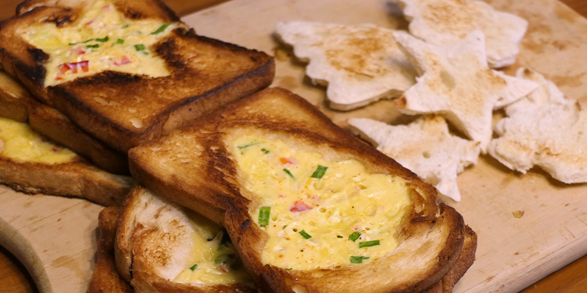 Christmas Egg Toast