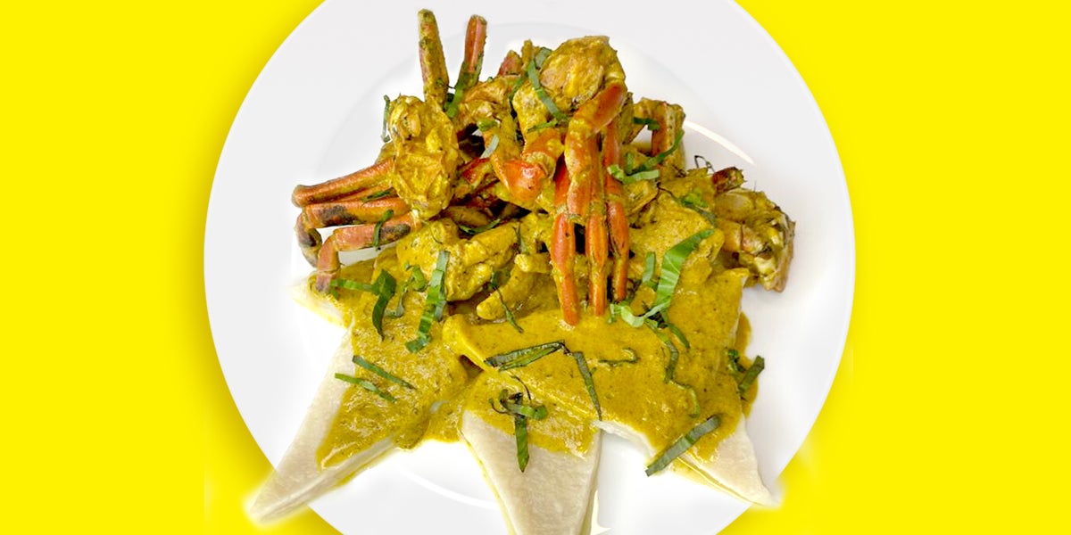 Curried Crab and Dumpling