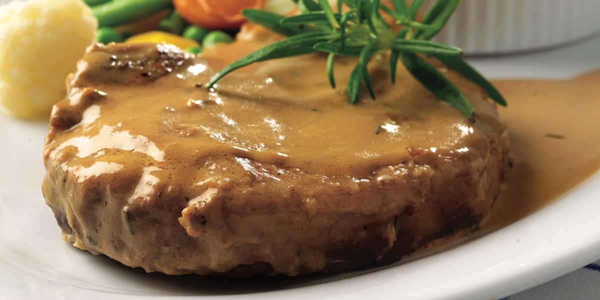 CREAMY HERBED PORK CHOPS
