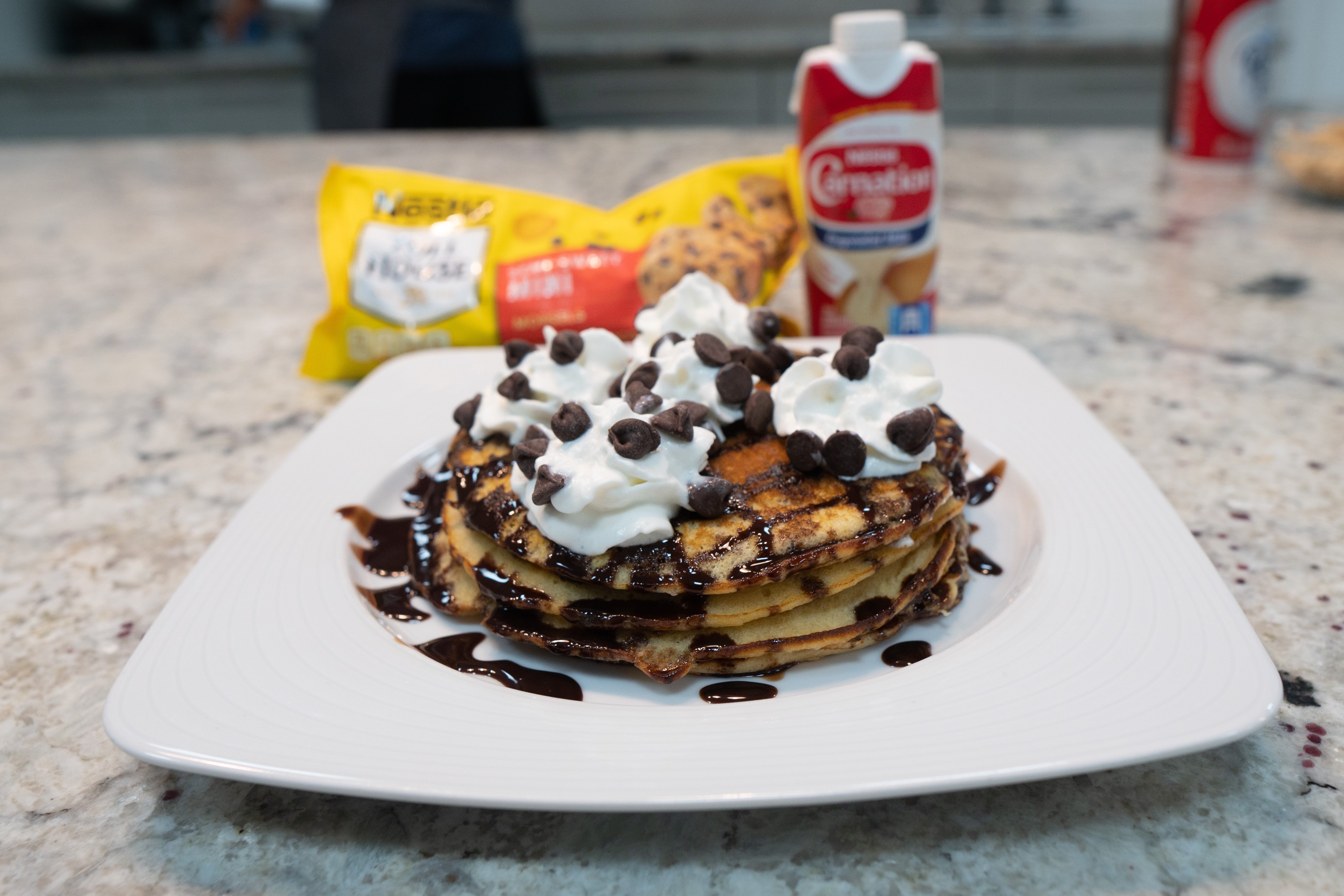 Tollhouse Chocolate Chip Pancakes