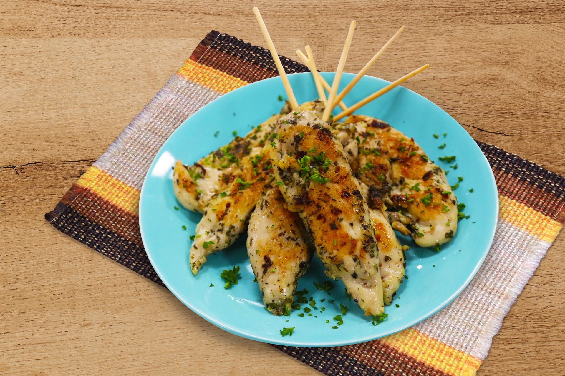 Garden Fresh Chicken Skewers