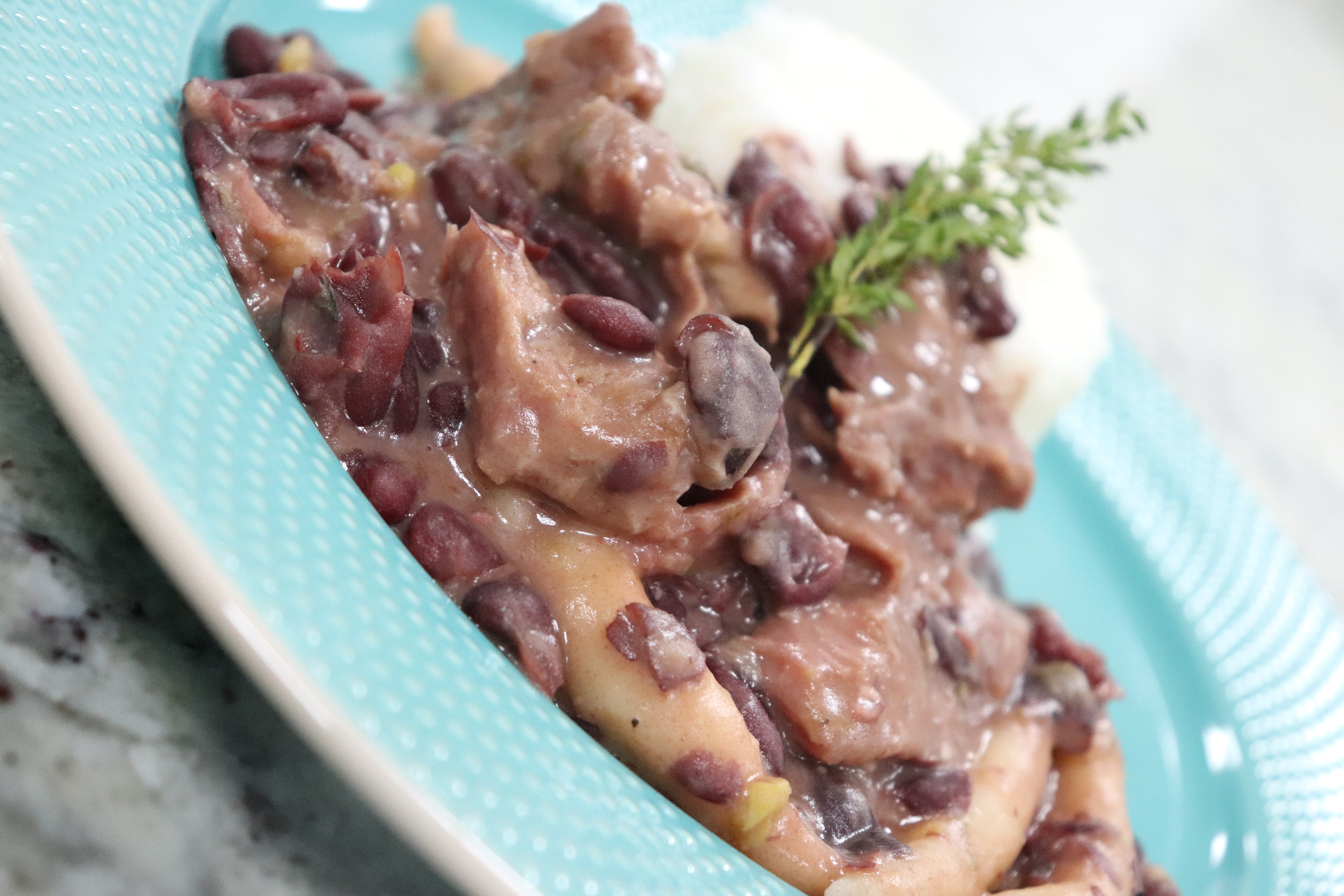 Stewed Peas with pigstail