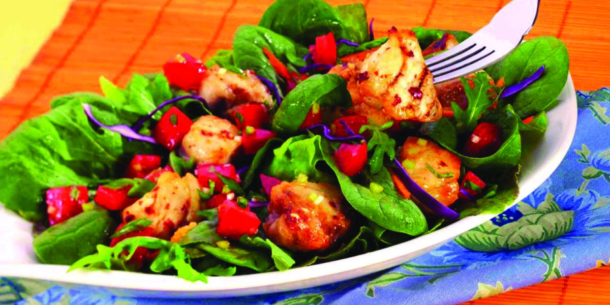 Spicy Grilled Fish Salad | Nestlé Recipes