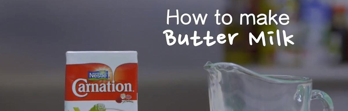 Banner image for How to Make Butter Milk Video Tip