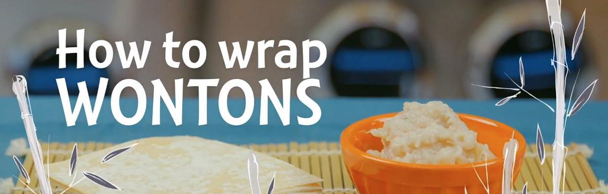 Banner for how to wrap wantons