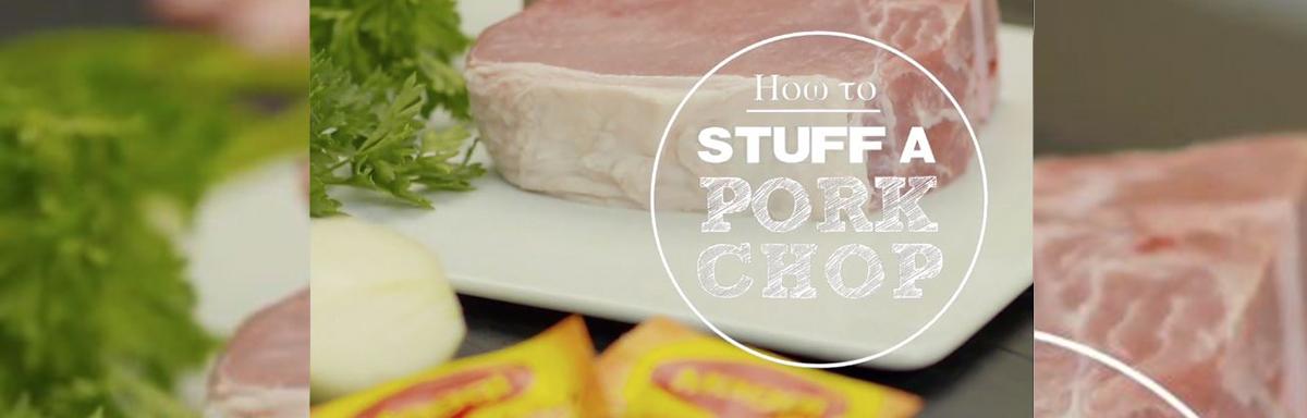Banner for how to stuff a pork chop