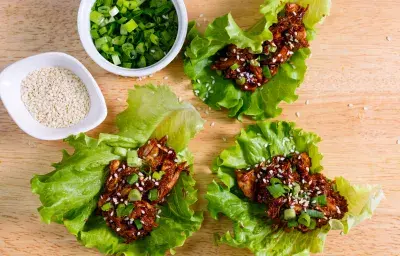 Teriyaki Lettuce Cups Teriyaki Lettuce Cups