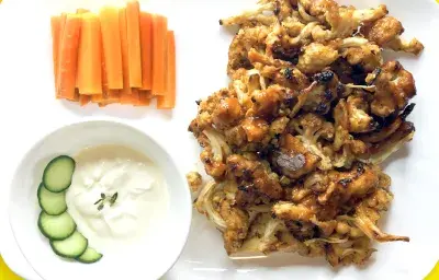 BBQ Cauliflower Bites BBQ Cauliflower Bites
