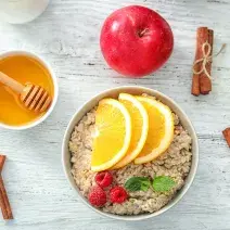 Healthy Orange Boosted Oats- Explorer's Card