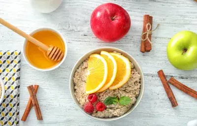 Healthy Orange Boosted Oats- Explorer's Card