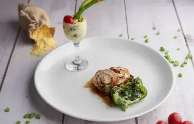 Braised Chicken breast with ugali Braised Chicken breast with ugali