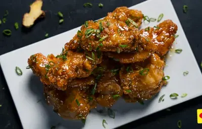 Sticky Honey Lemon Wings