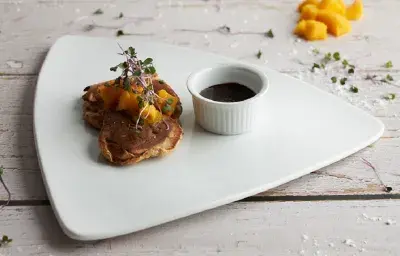 Pancakes w/ Mango compote Pancakes w/ Mango compote
