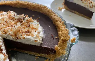 Coconut Chocolate Pie Coconut Chocolate Pie