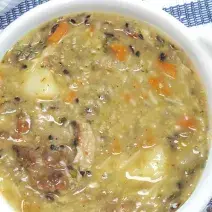 Hearty Turkey and Black Eyed Peas Soup