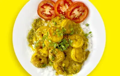 Coconut Curried Shrimp Coconut Curried Shrimp