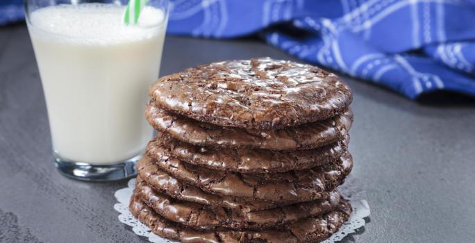 Mocha Crinkle Cookies