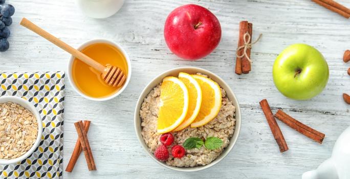 Healthy Orange Boosted Oats- Explorer's Card