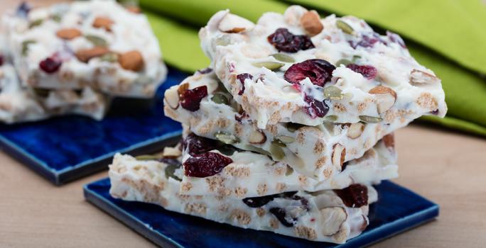 White Chocolate Cheerios Bark