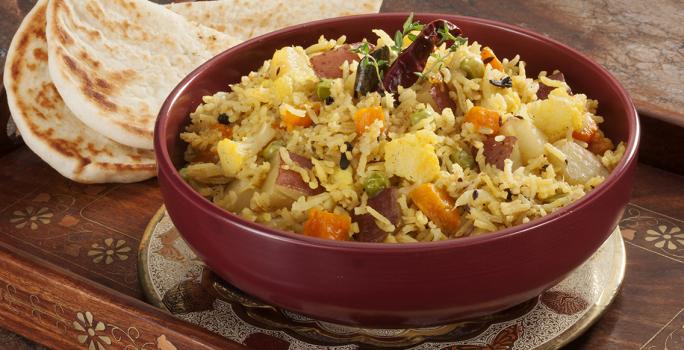 Baked Vegetable Biryani