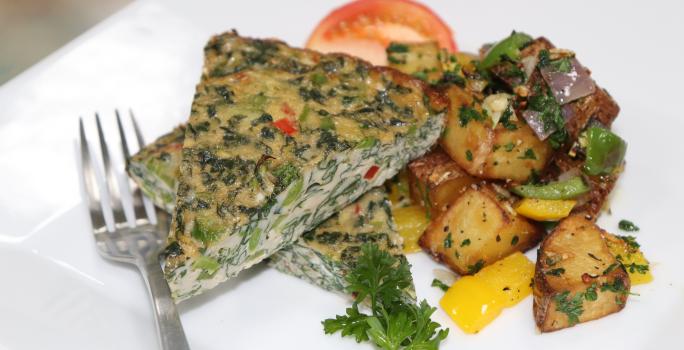 Callaloo Frittata