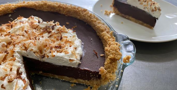Coconut Chocolate Pie
