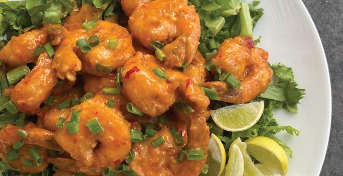 Crispy Shrimp with Bang Bang Sauce
