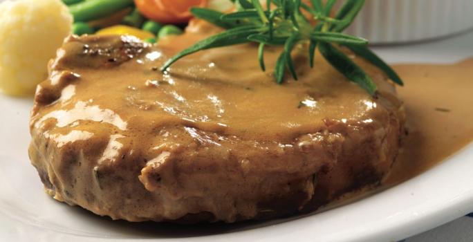 CREAMY HERBED PORK CHOPS