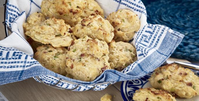 Bacon and Cheddar Biscuits
