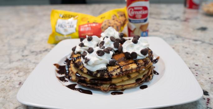 Tollhouse Chocolate Chip Pancakes