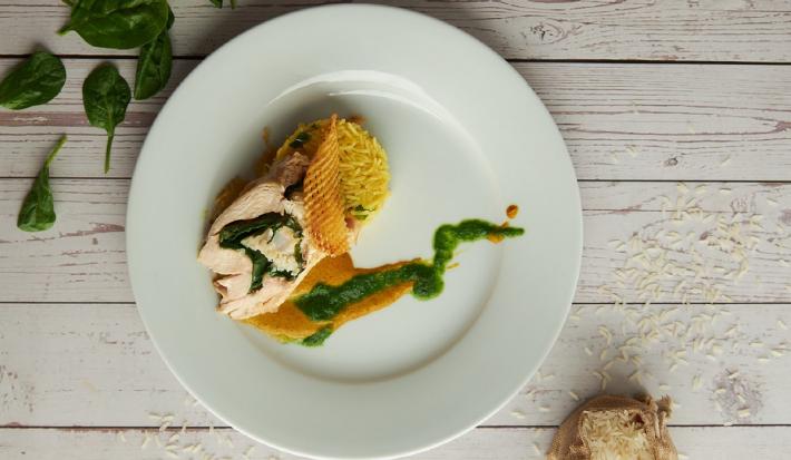 Seafood Stuffed Chicken