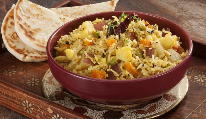 Baked Vegetable Biryani