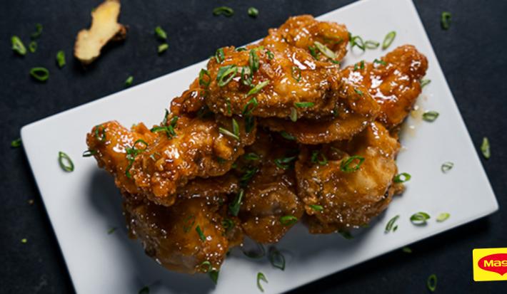 Sticky Honey Lemon Wings