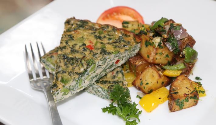 Callaloo Frittata