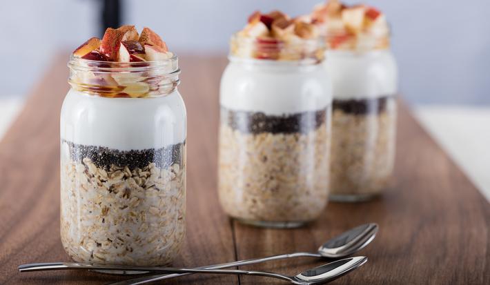 Apple Cinnamon Overnight Oats