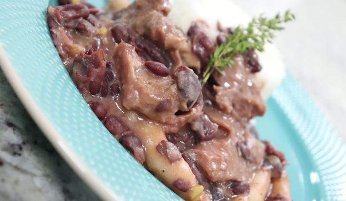 Stewed Peas with pigstail
